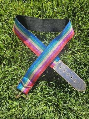 Rainbow Glitter Belt – Adjustable